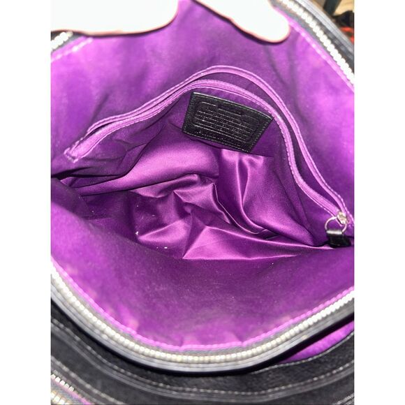 Coach Madison Kara Black Leather Handbag K1220-22262 - Picture 4 of 8